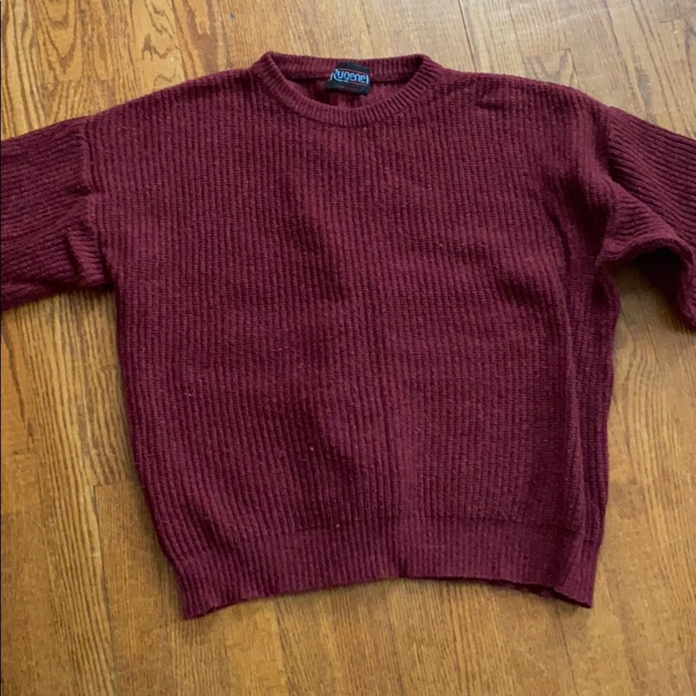 red sweater